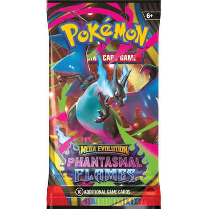 Pokemon Mega Evolutions: Phantasmal Flames Booster Pack