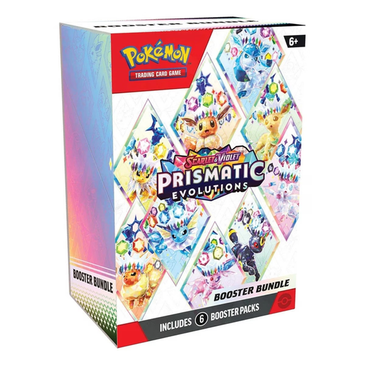 Pokemon Scarlet & Violet: Prismatic Evolutions Booster Bundle