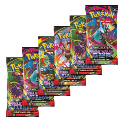 Pokemon Mega Evolutions: Phantasmal Flames Booster Bundle