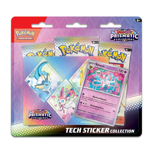 Pokemon Scarlet & Violet: Prismatic Evolutions Tech Sticker Collection Sylveon