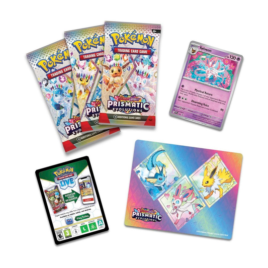 Pokemon Scarlet & Violet: Prismatic Evolutions Tech Sticker Collection Sylveon